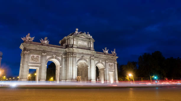 istock Puerta de Alcala (Alcala Gate) during night in Madrid, Spain 1370427430