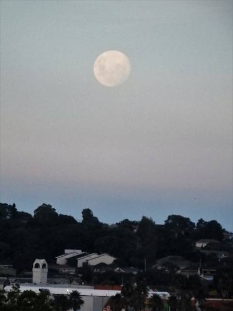 istock Full Moon Over Auckland City - Vertical 1370427432
