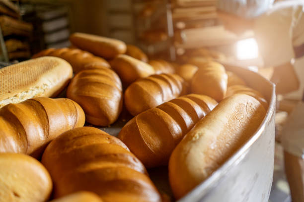 istock bread moves along the conveyor in the bakery 1370435822