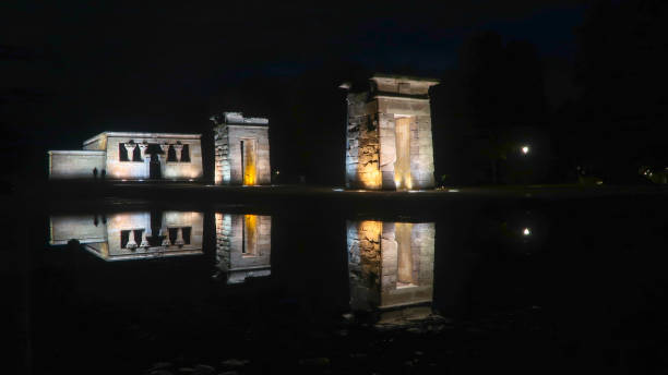 istock Temple of Debod at night, Madrid, Spain 1370439743