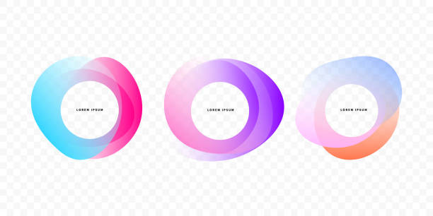 Color frame for sale Color frame for sale. Set of geometric shapes for beauty salon. Graphic design element, border. Vector banner overlapping graphic shapes stock illustrations