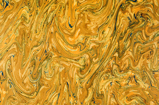 Brown marbled Papier – zdjęcie