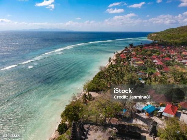 Small Temple In Village On Nusa Penida Island Kabupaten Klungkung Bali Indonesia Stock Photo - Download Image Now