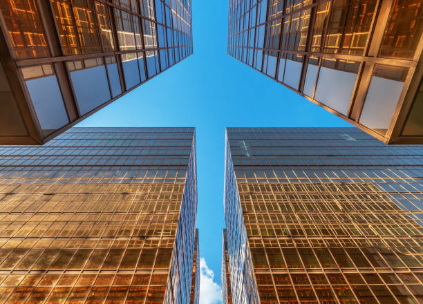 istock Exterior of modern architecture. Building abstract background 1370456228