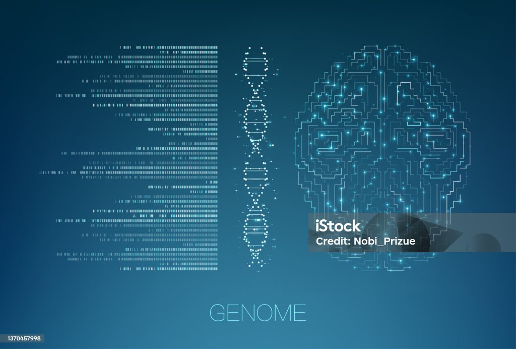 Big Genomic Data Visualization Stock Illustration - Download Image Now ...