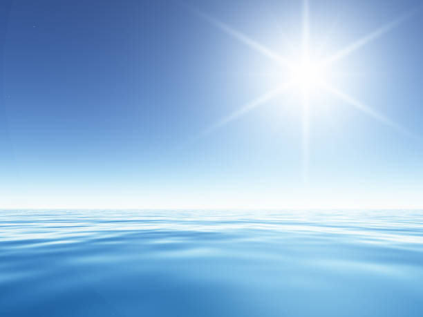 istock Glistening sun over the sea 1370465815