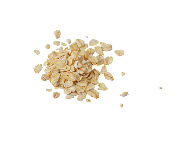 istock Gluten free wholegrain oat flakes. 1370474695