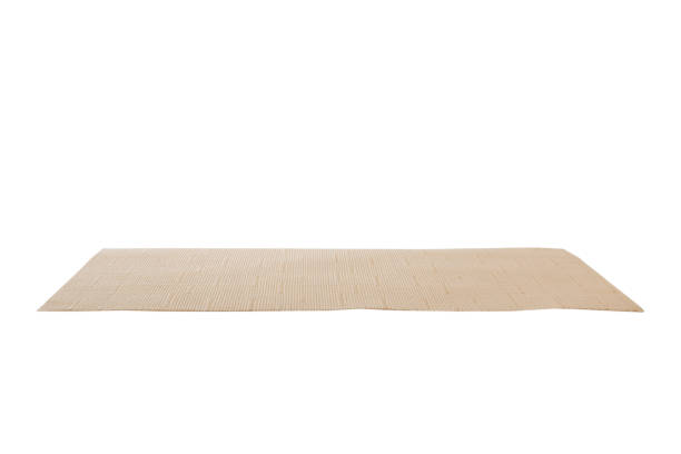 istock Empty Asian Food Background. place mat on wooden background perspective view with copy space flat lay 1370476444