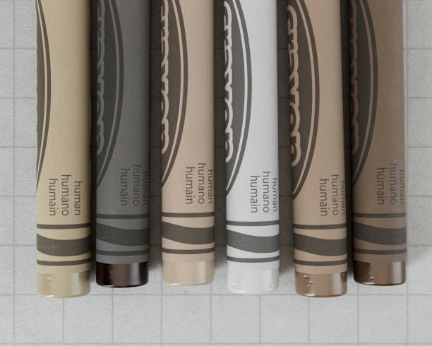 istock Human Skin Tone Diversity Crayons 1370480224