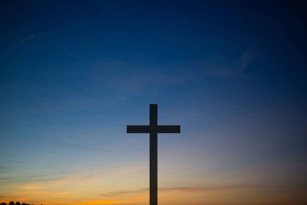 istock The Cross at the sunset background 1370484012