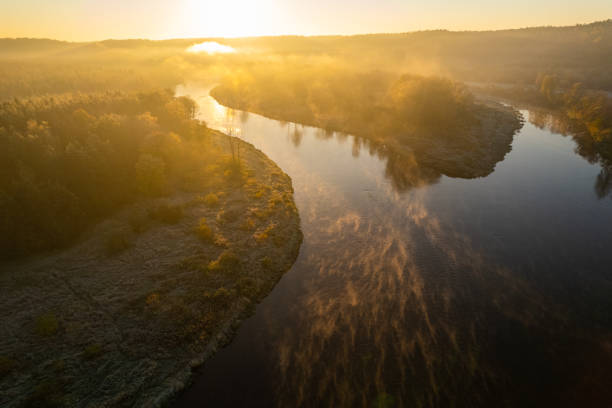 istock Panorama view in Neris nature regional park, Lithuania 1370487582