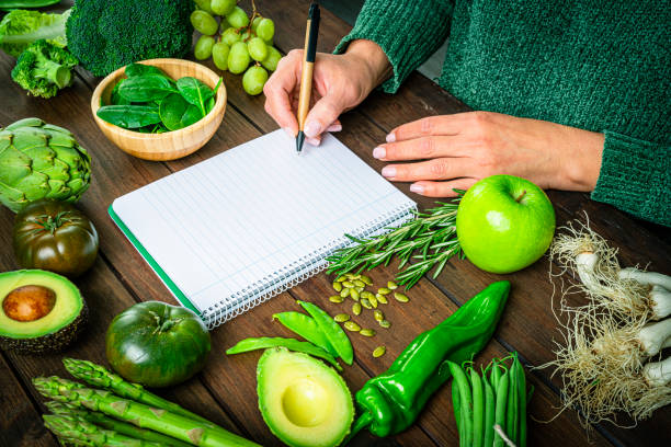 istock Planning goals for healthy eating 1370489857