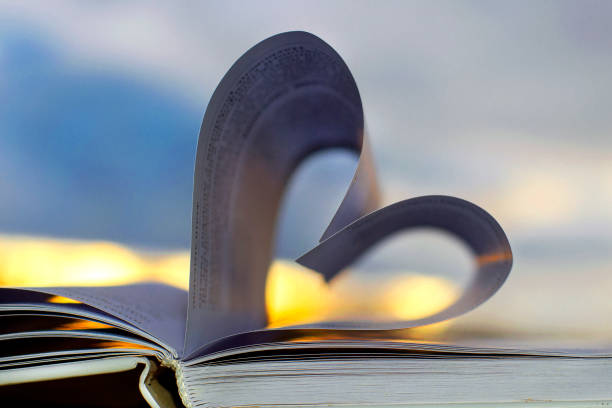 istock Heart from paper book pages 1370496221