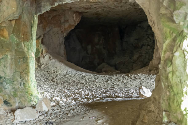 istock Caves in the Zhiguli mountains. 1370498290