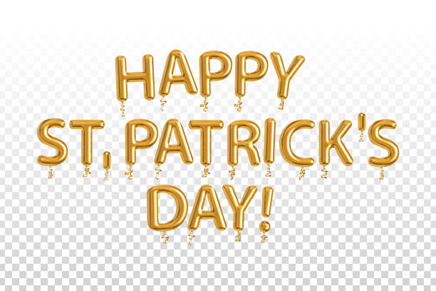 istock Vector golden balloon of Happy St. Patrick's Day 1370502201