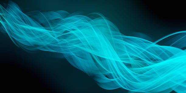 istock Technology Wave Of Light Flashy Deep Blue Colors Trend Abstract Background 1370502322
