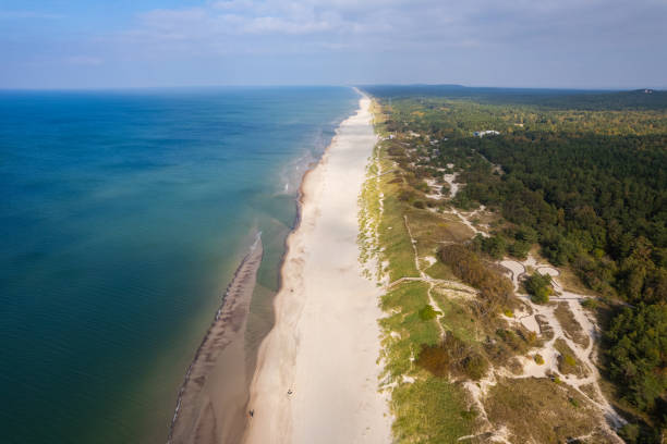 istock Panorama view of Nida city, Curonian Spit, Lithuania 1370502705
