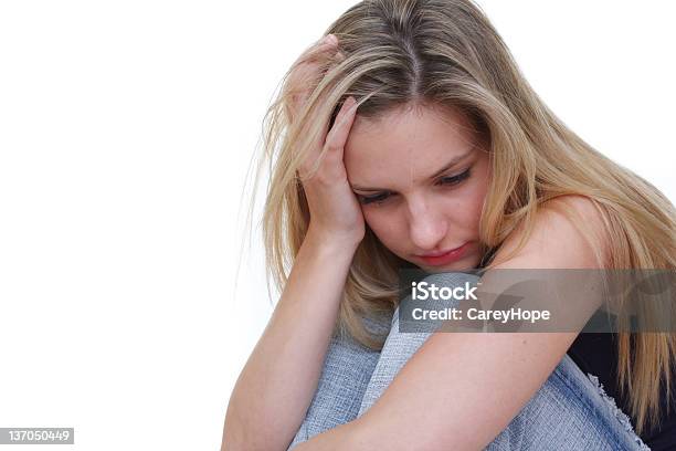 Teenager Depression Stockfoto und mehr Bilder von Angst - Angst, Besorgt, Blick nach unten