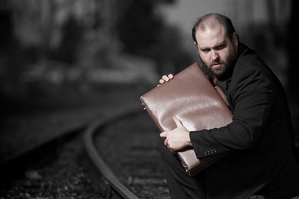 mal homem de negócios - suicide businessman the end depression imagens e fotografias de stock