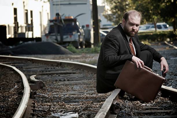 mal homem de negócios - suicide businessman the end depression imagens e fotografias de stock