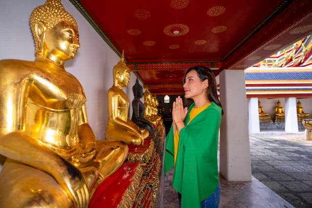 istock Woman is solo traveller. 1370509383