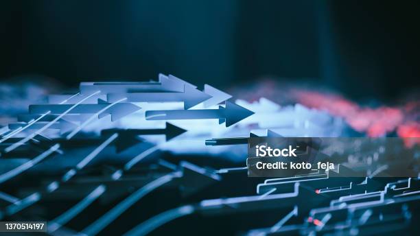 Financial Stock Market Abstract Graph Stock Photo - Download Image Now - Change, Inflation - Economics, Abstract