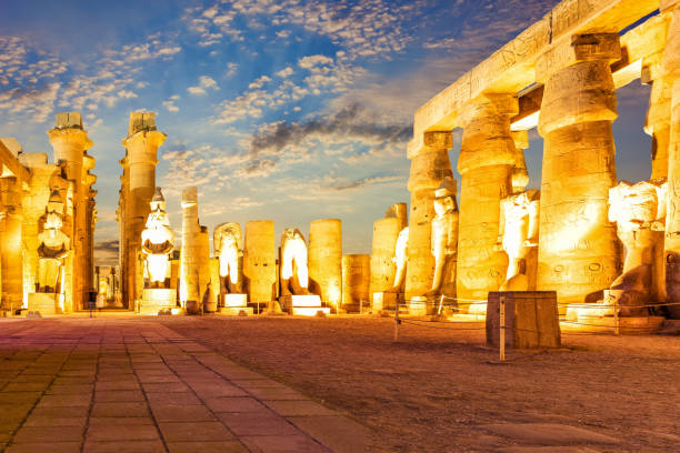 istock First pylon ruins at sunset, Luxor temple, Egypt 1370519254