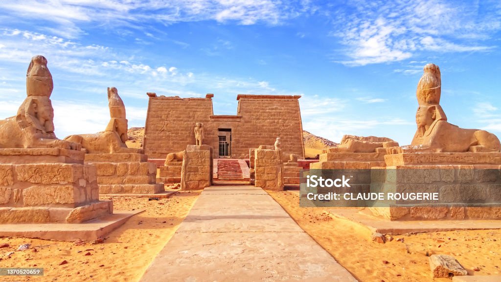 temple de WADI ES SEBOUA Egypt Stock Photo