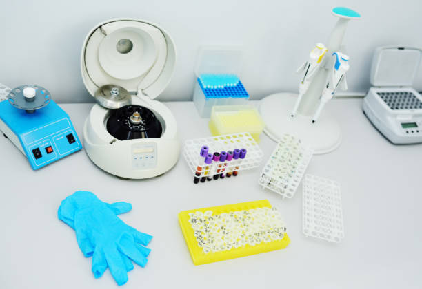 istock bacteriological DNA PCR laboratory behind glass 1370522858