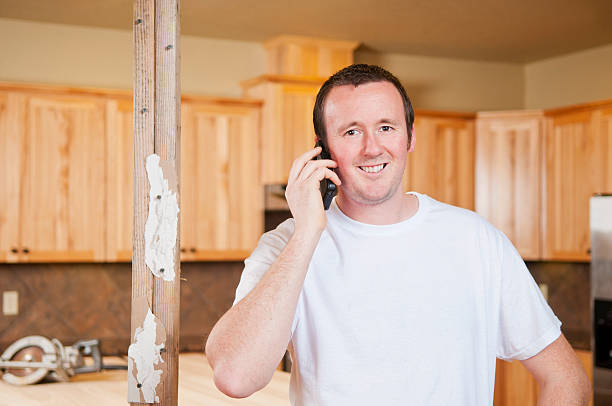 Construction Man stock photo