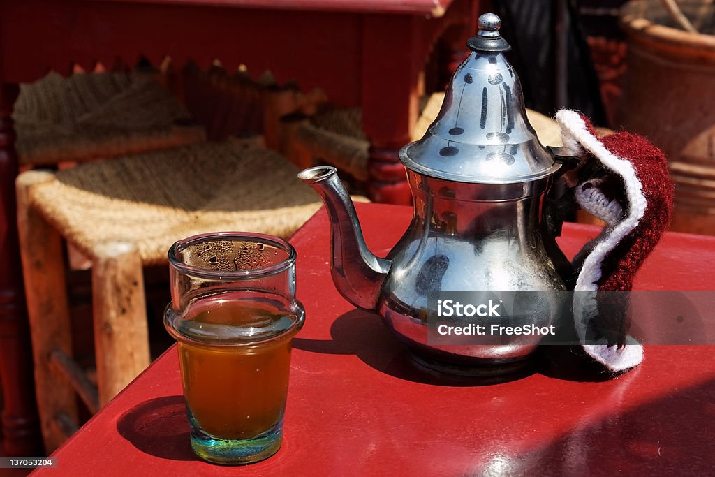 Chá de menta marroquina. - Foto de stock de Alimentação Saudável royalty-free