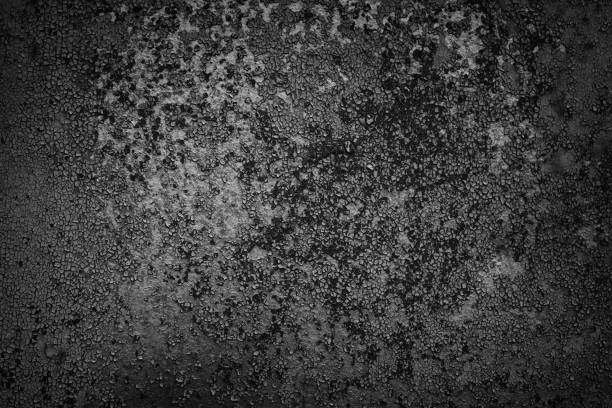 istock Black wall texture rough background dark concrete floor or old grunge background with black 1370536804