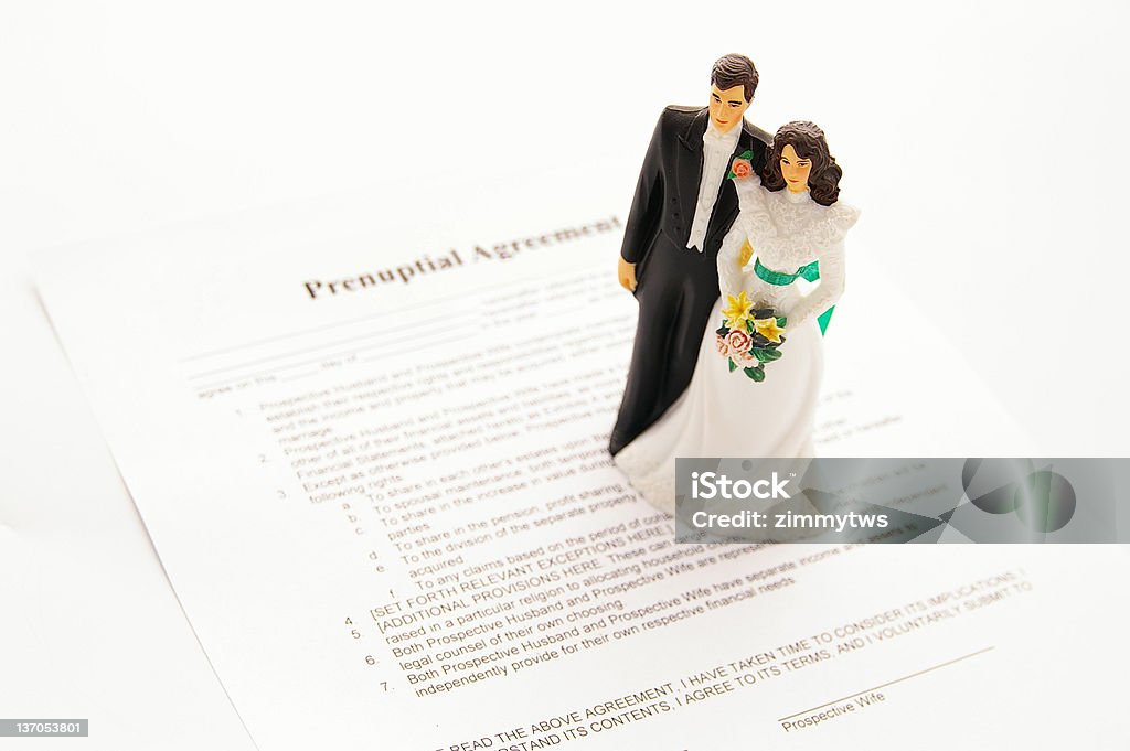 prenuptial agreement - Photo de Prenuptial Agreement - Petite phrase libre de droits