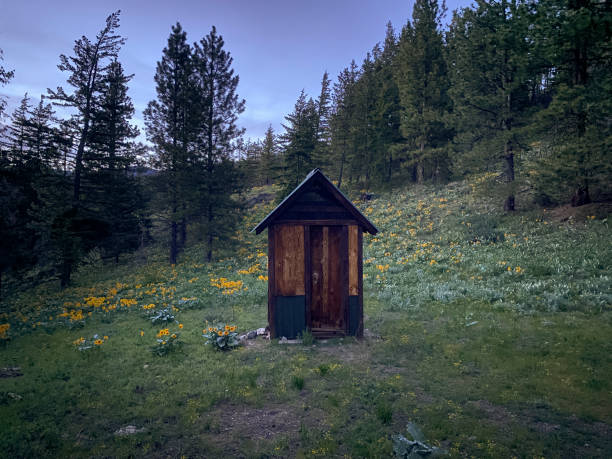 istock A rustic bathroom in The North Cascade Mountains 1370538614