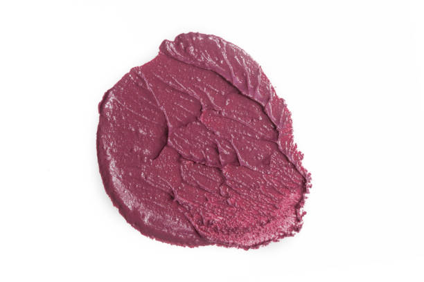 istock Pink ceamy makeup sample islated on white background. Decorative cosmetic smear. 1370545580