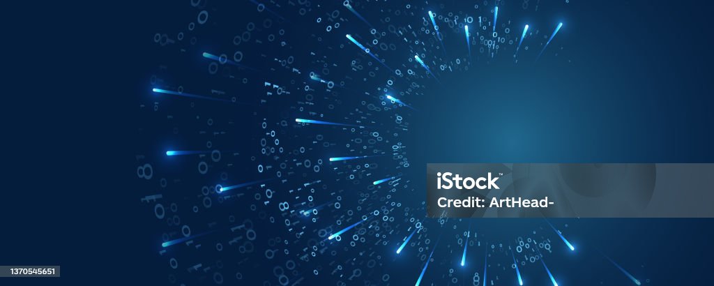 Database Vector Concept Abstract Technology Background Consisting Of ...
