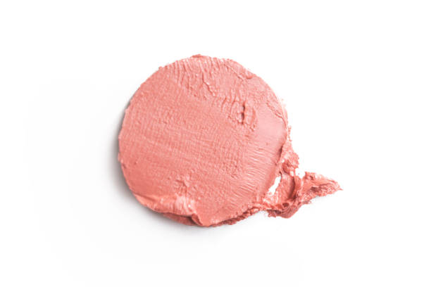 istock Brown creamy makeup sample isolated on white background. Decorative cosmetic smear. 1370546246