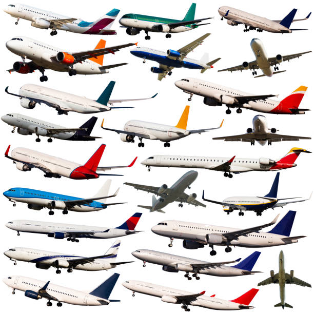 istock Collage of different passenger airplanes 1370546575