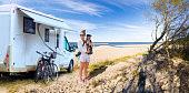 istock Summer holidays with dog at the Baltic Sea 1370550766