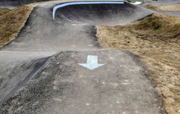 istock Bike skate rink 1370552784
