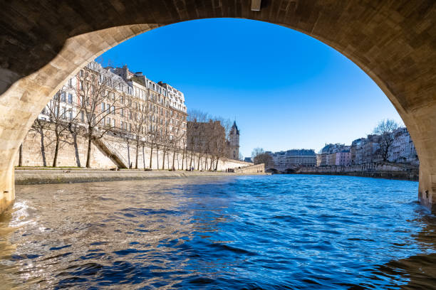 istock Paris, under the Pont-Neuf on the Seine 1370561495