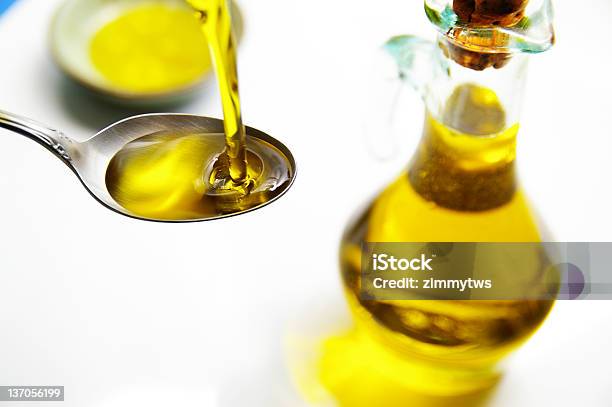 Olive Oil Stock Photo - Download Image Now - Measuring, Spoon, Food