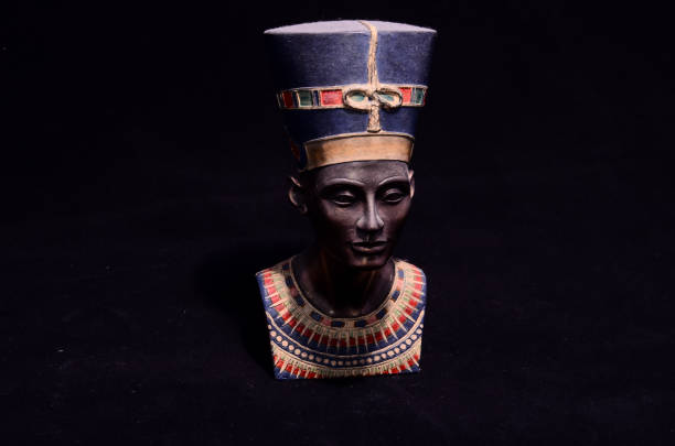 istock Famous Statuette Bust of Queen Nefertiti 1370563020
