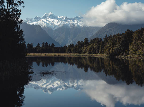 istock Lake Matheson reflection. West Coast, New Zealand 1370563889