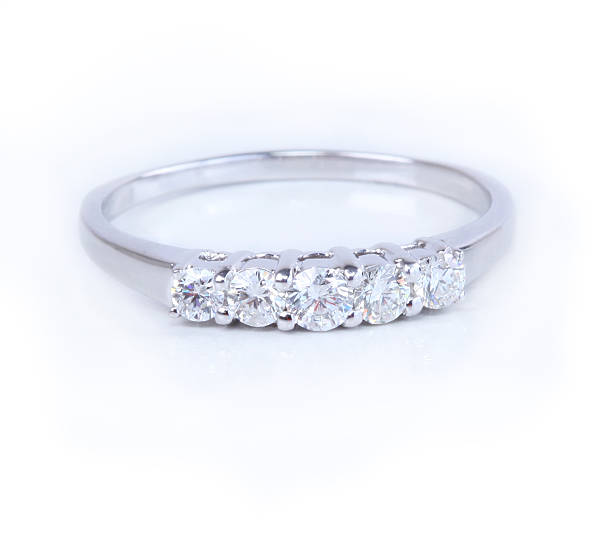 istock Contemporary diamond ring 137056436
