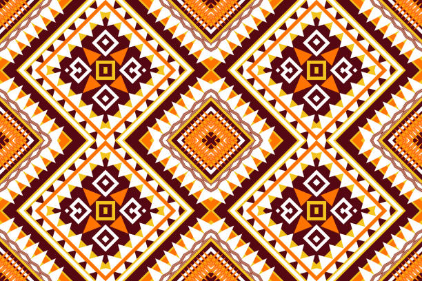 幾何学的な民族パターン。 - paisley textile floral pattern pattern点のイラスト素材／クリップアート素材／マンガ素材／アイコン素材
