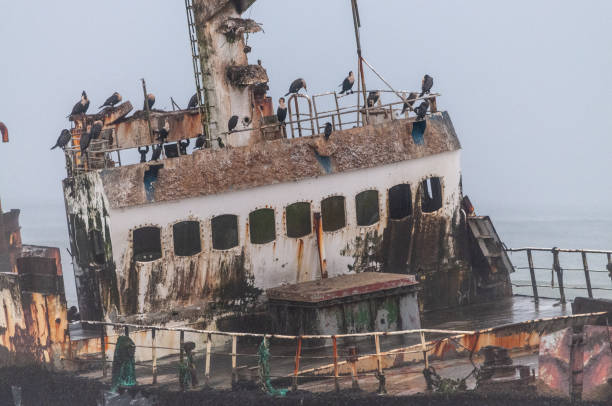 istock Wreck of an Old Trawler 1370569138