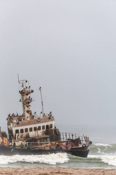 istock Wreck of an Old Trawler 1370571555