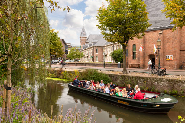 Amersfoort, The Netherlands, September 11, 2021; Enjoy the center by boat.