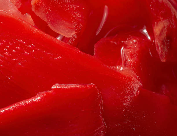 istock ginger pickled red close-up. served with sushi. 1370573737